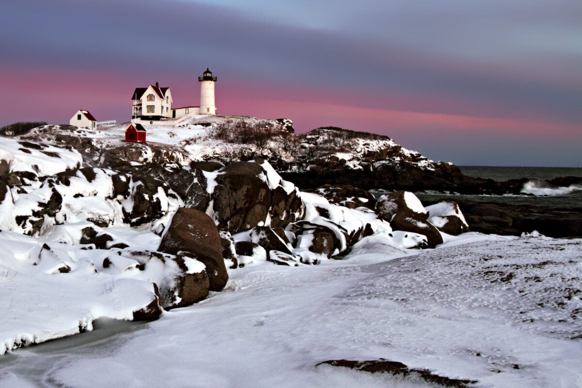 Nubble Lighthouse-York-Winter
