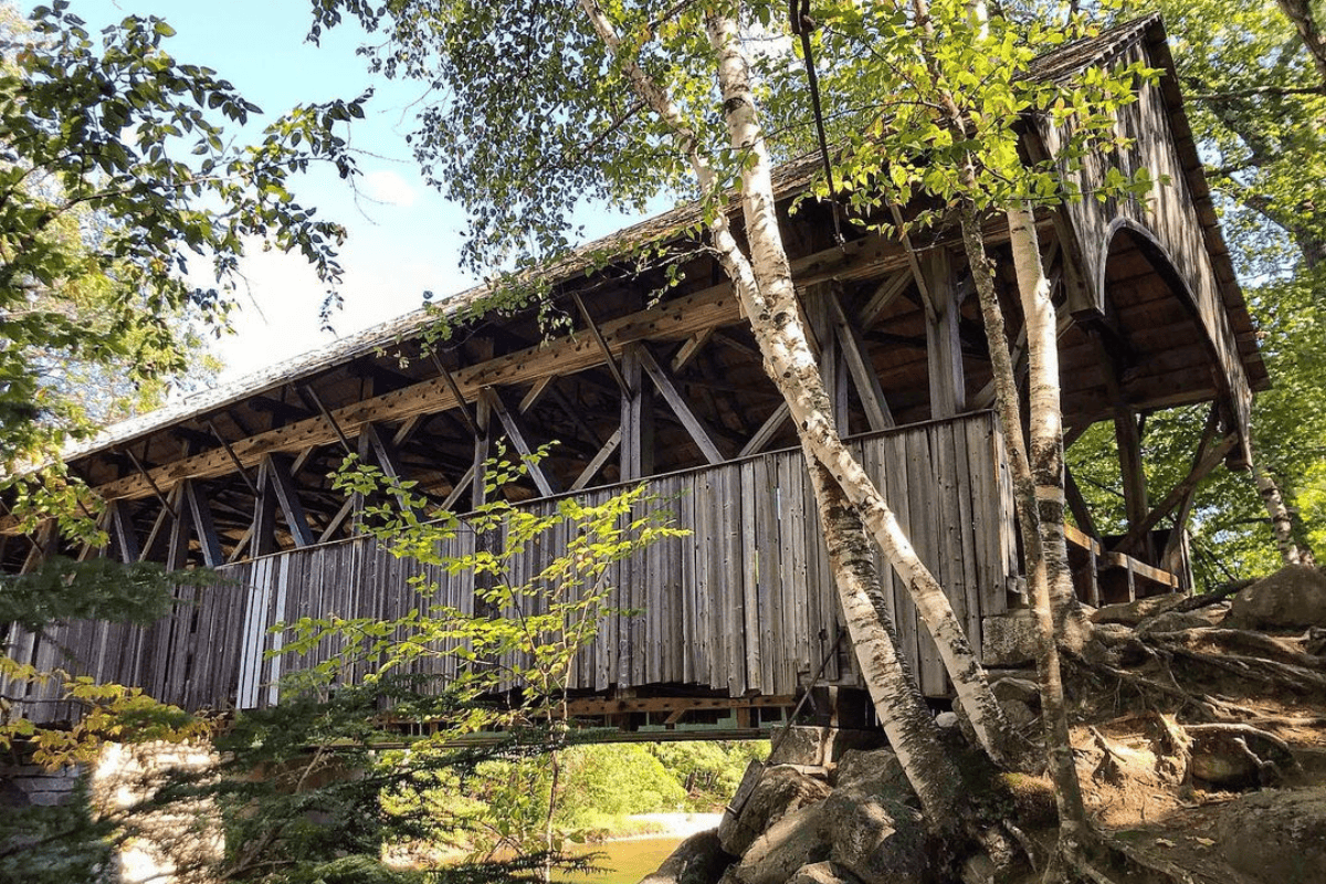 Love Waterfalls? Love Covered Bridges? This Maine Road Trip Delivers Both. 7 Sunday River Covered Bridge