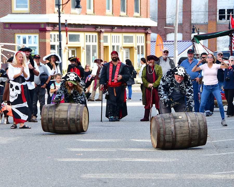 Eastport Pirate Festival Rum Barrel Race