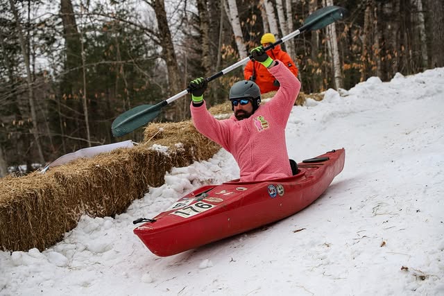 Somerset SnowFest Kayak Race-Skowhegan