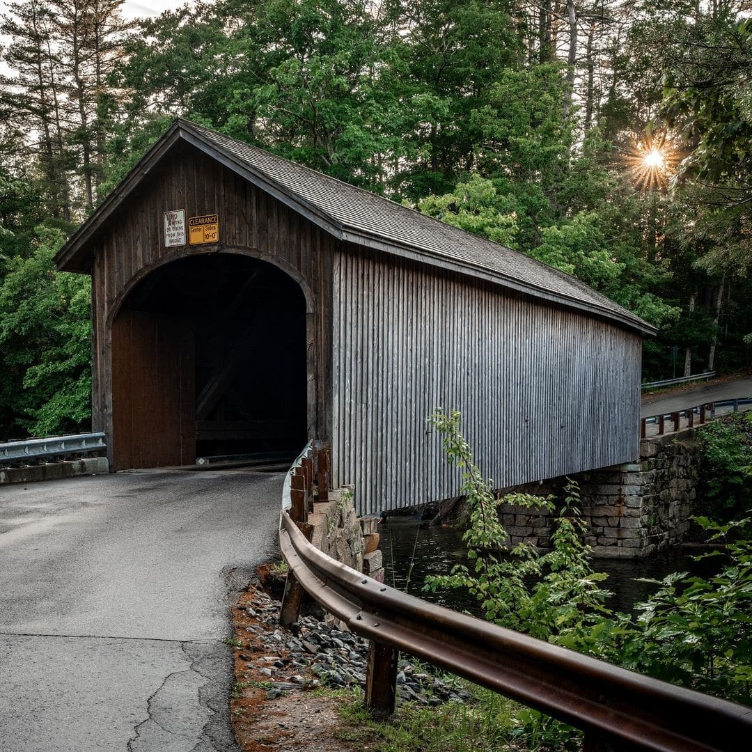 Love Waterfalls? Love Covered Bridges? This Maine Road Trip Delivers Both. 3 Babb's Bridge-Gorham