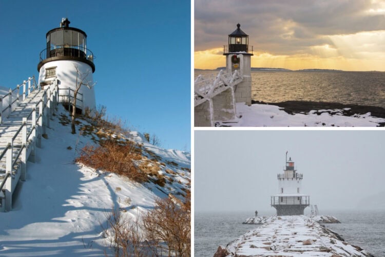 A Winter Lighthouse Road Trip Through Coastal Maine