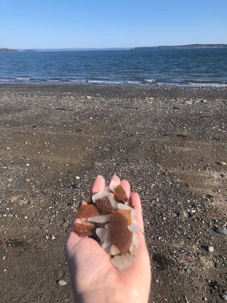 Where to Hunt for Sea Glass Along the Maine Coast | The guide nobody wants us to print 6 Mowry Beach