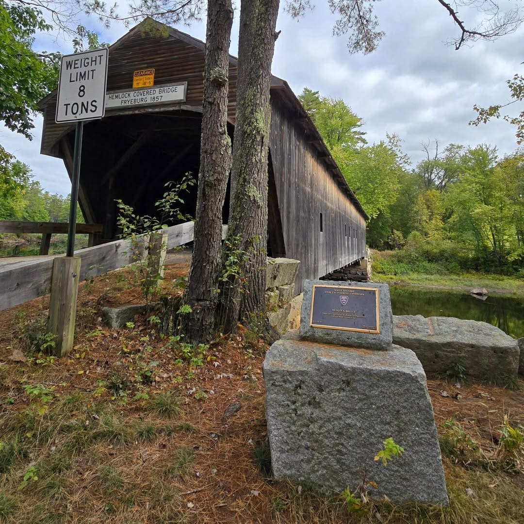 Love Waterfalls? Love Covered Bridges? This Maine Road Trip Delivers Both. 5 Hemlock Covered Bridge